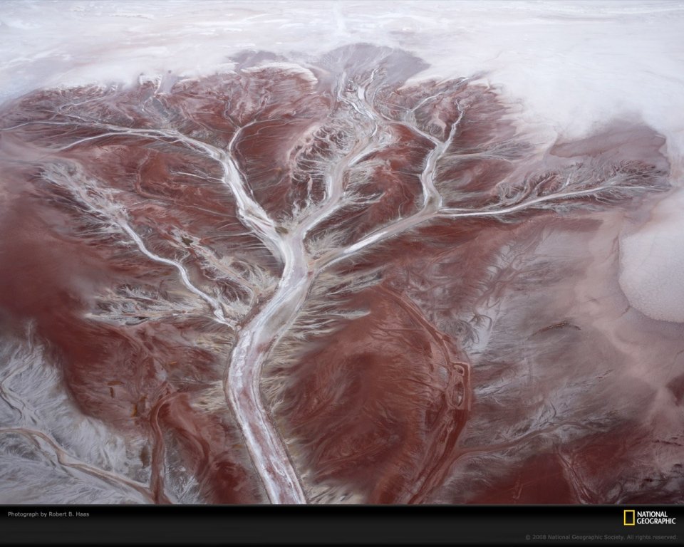 Aerial View Of American Salt Lake Landscape Robert Haas