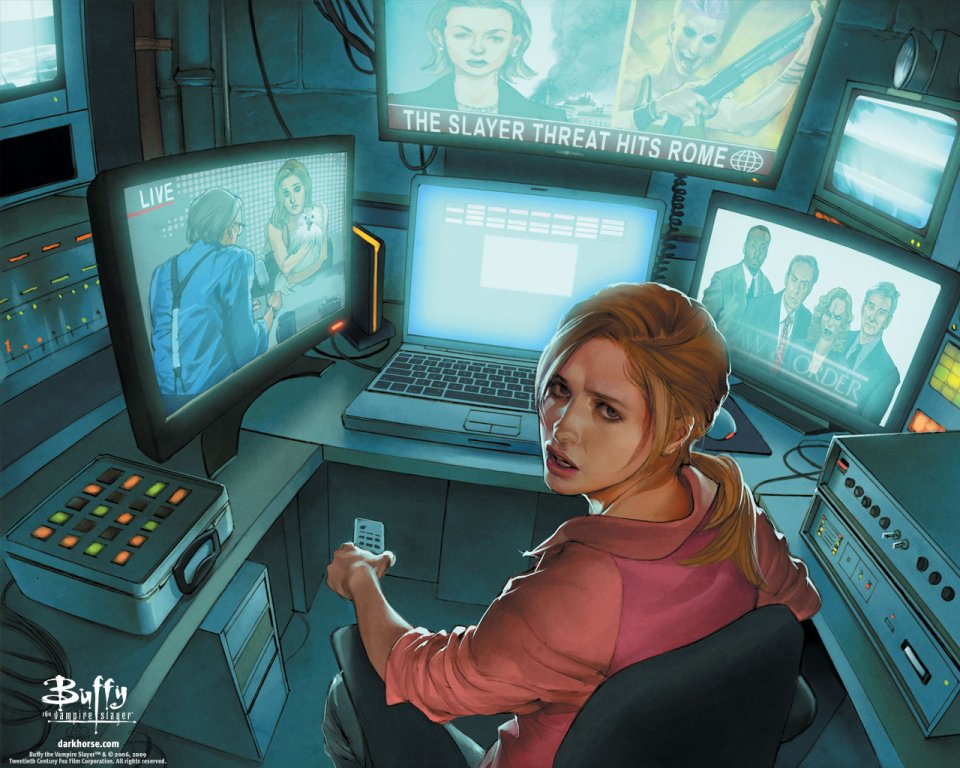 Buffy Rome Threat Monitoring Room
