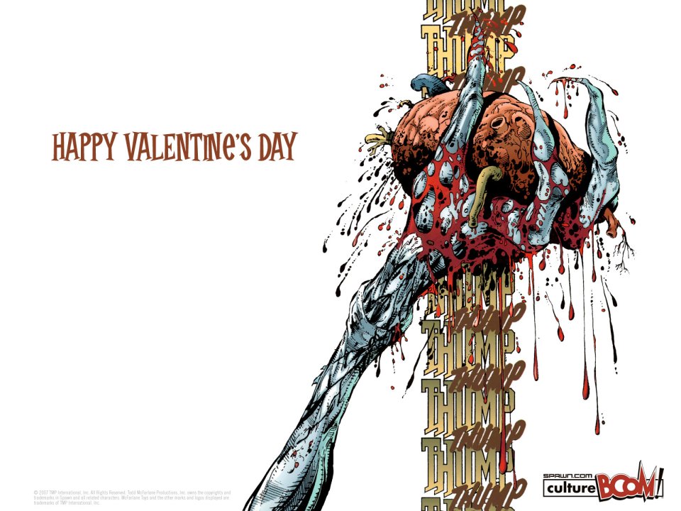 Spawn Valentines Day Violent Art