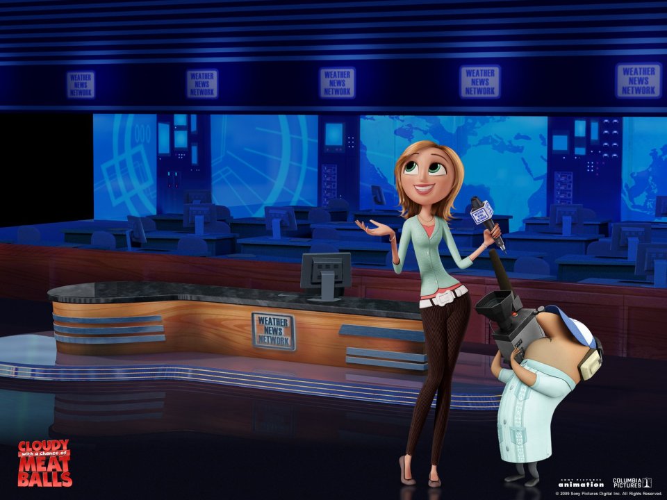 Cloudy With A Chance Of Meatballs News Anchor