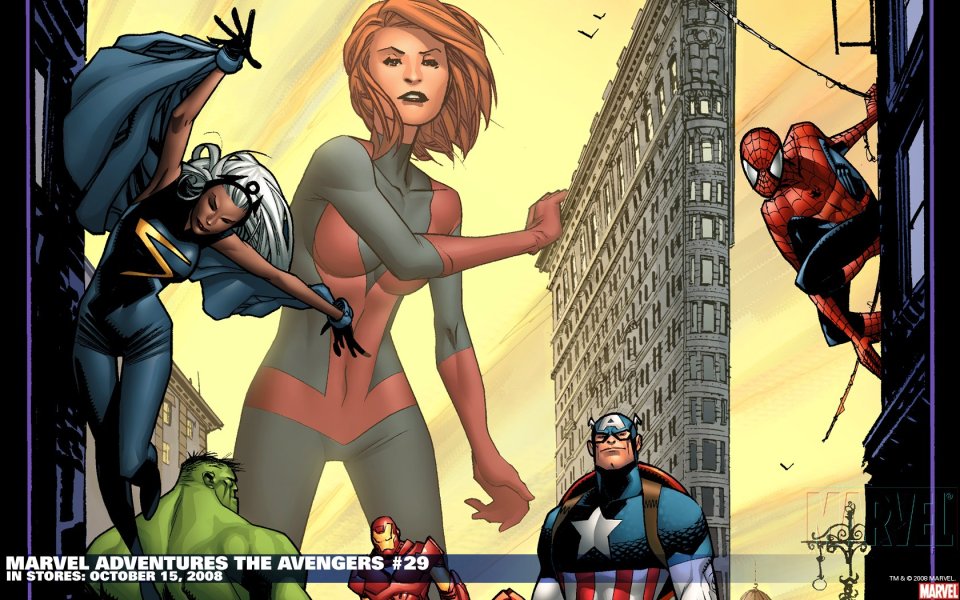 Marvel Avengers NYC Battle Wallpaper