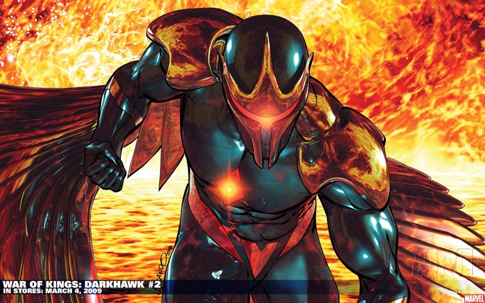 Marvel Darkhawk In Flames Superhero
