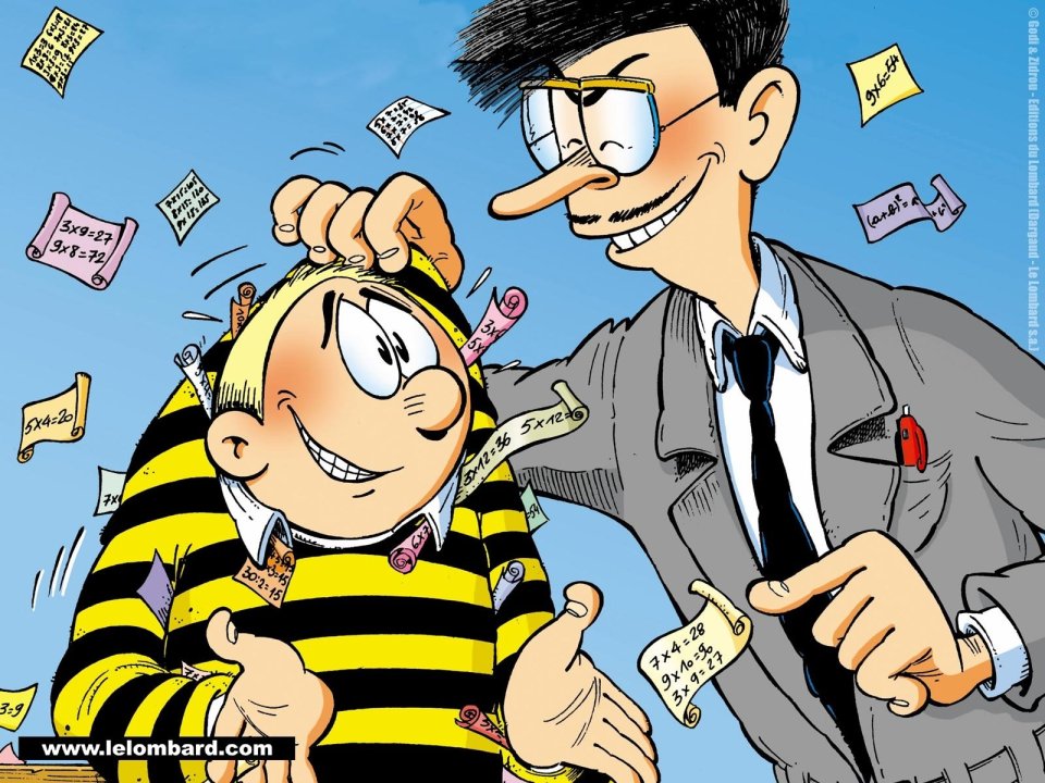 Funny Math Class Scene From Lombard Comic