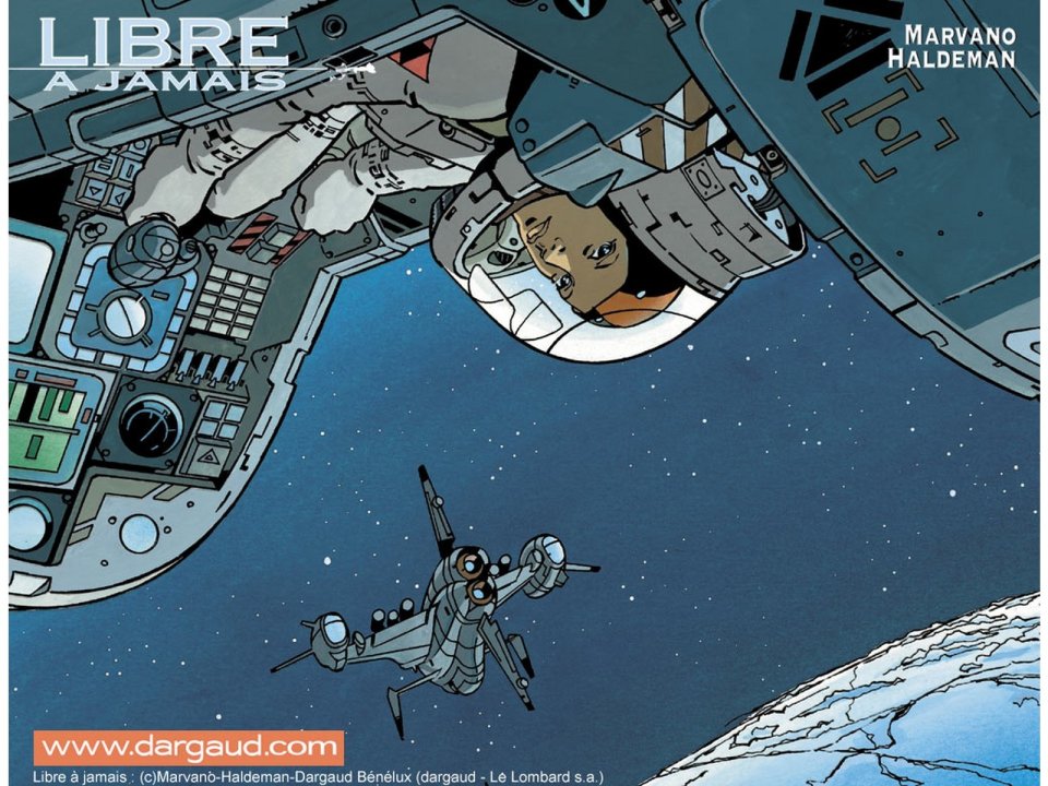 Belgian Sci Fi Illustration Libre A Jamais Spacewalk