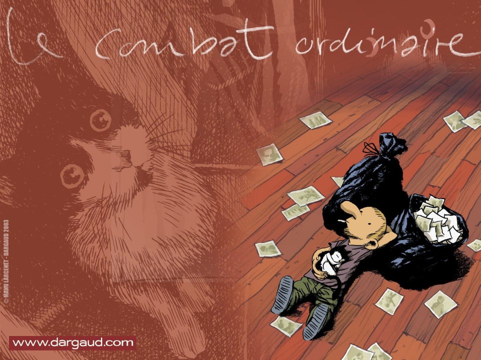 Manu Larcenet Le Combat Ordinaire Illustration Wallpaper
