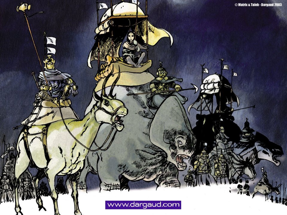 Fantasy Knight Vs Giant Beast Night Battle