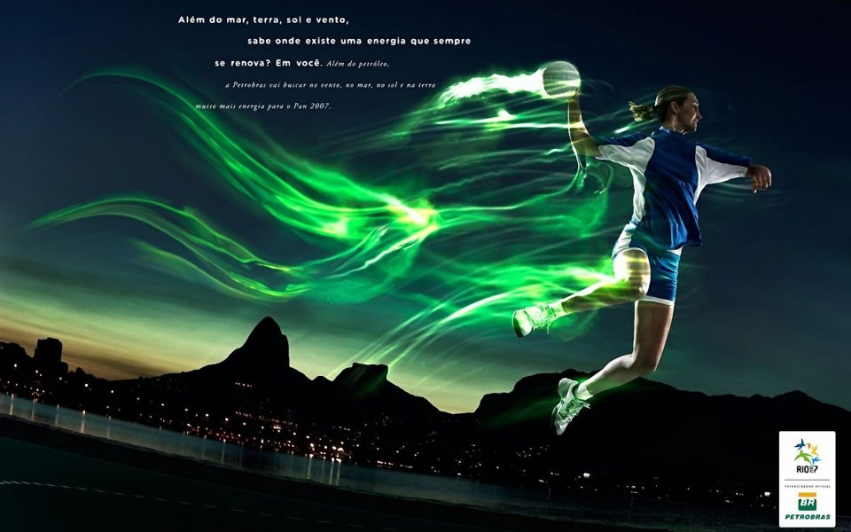 Petrobras Football Ad Rio Night Sky