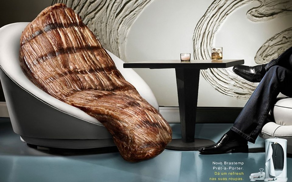 Brastemp Creative Ad Cowboy Chair
