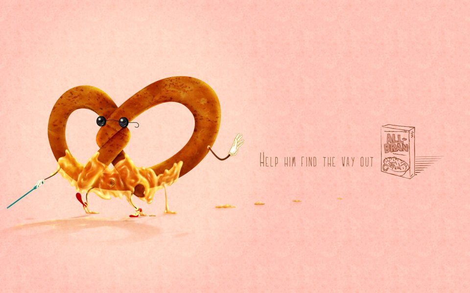 Creative Ad Pretzel Finds All Bran