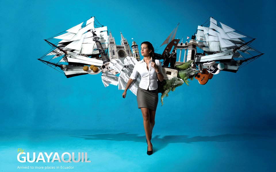 Guayaquil Travel Ad Creative Design