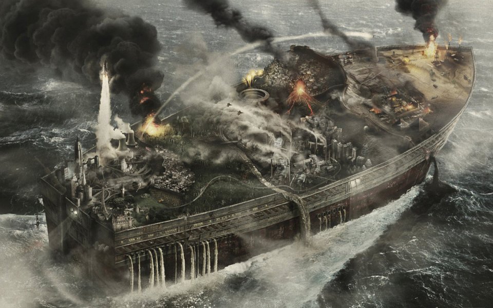 Post Apocalyptic Ship City