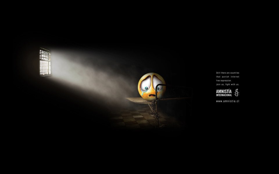 Amnesty International Prison Emotion Poster