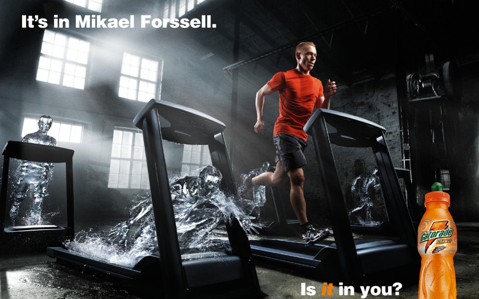 Gatorade Ad Running Machine Energy