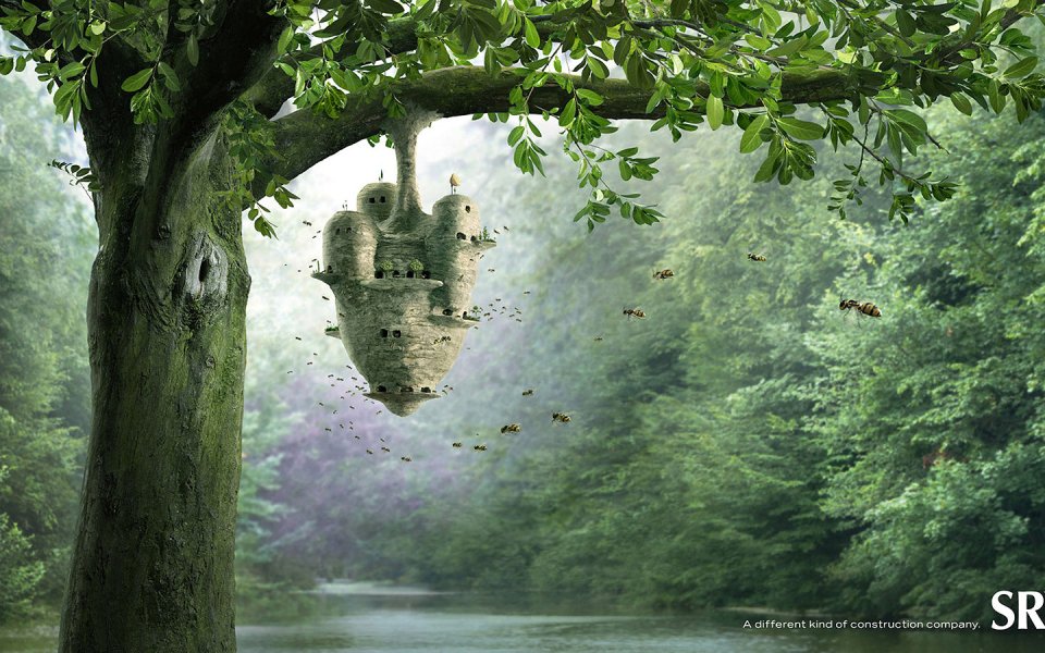 Forest Beehive Treehouse