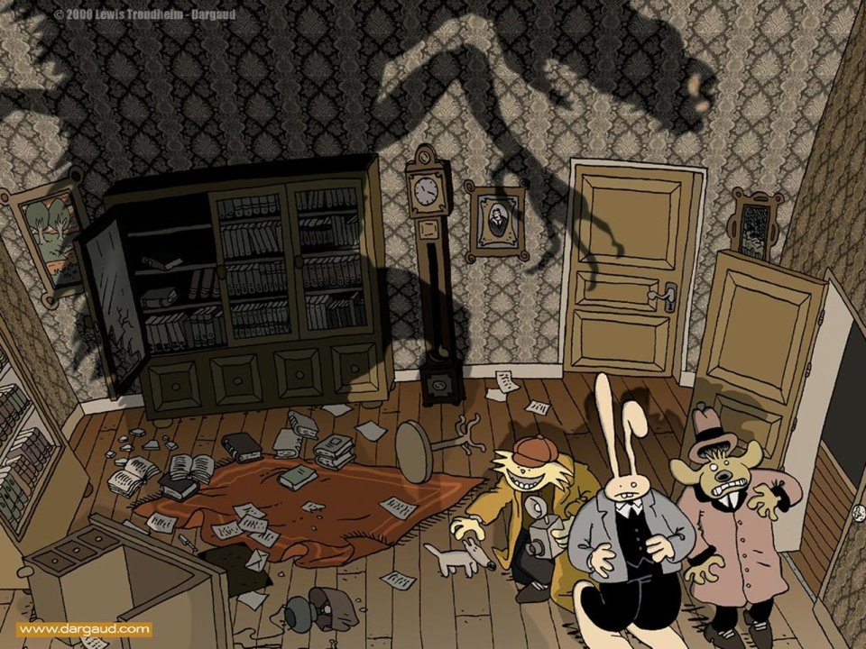 Dargaud Comic: The Messy Study   Rabbit & Mouse Horror