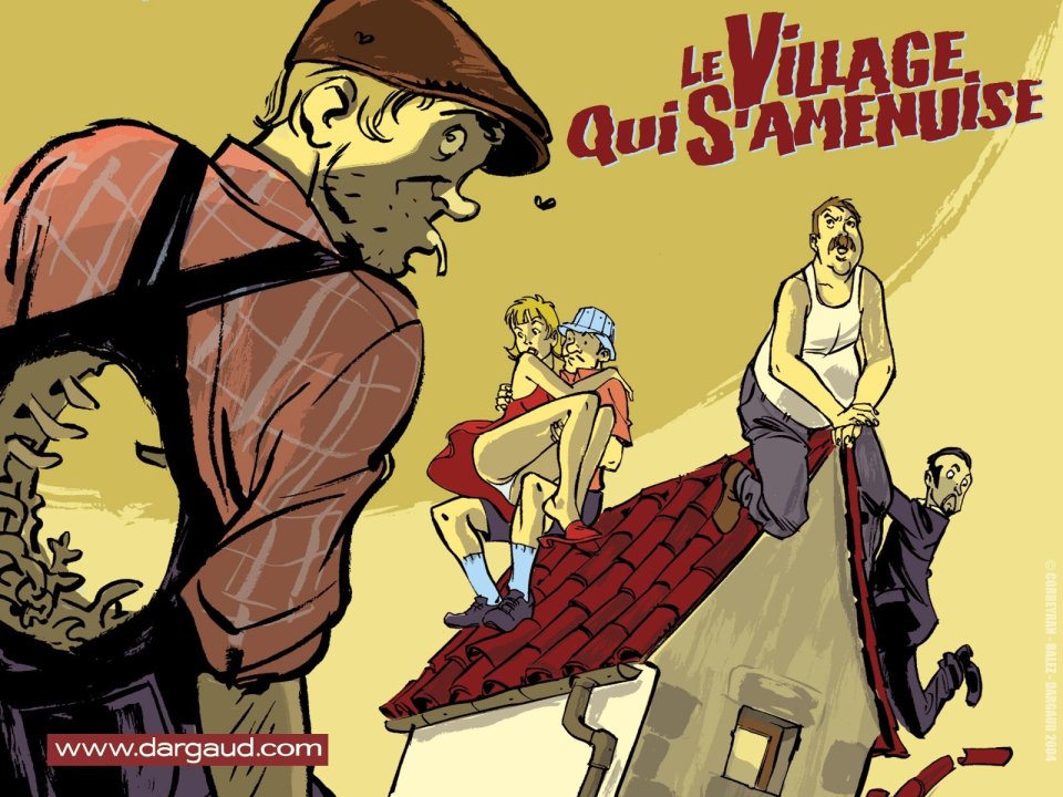 French Comic Le Village Qui S Amuse