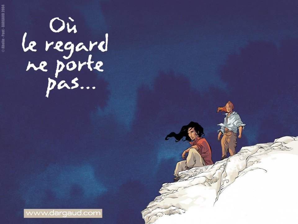 Dargaud Comic Ou Le Regard Ne Porte Pas Mountain Scene