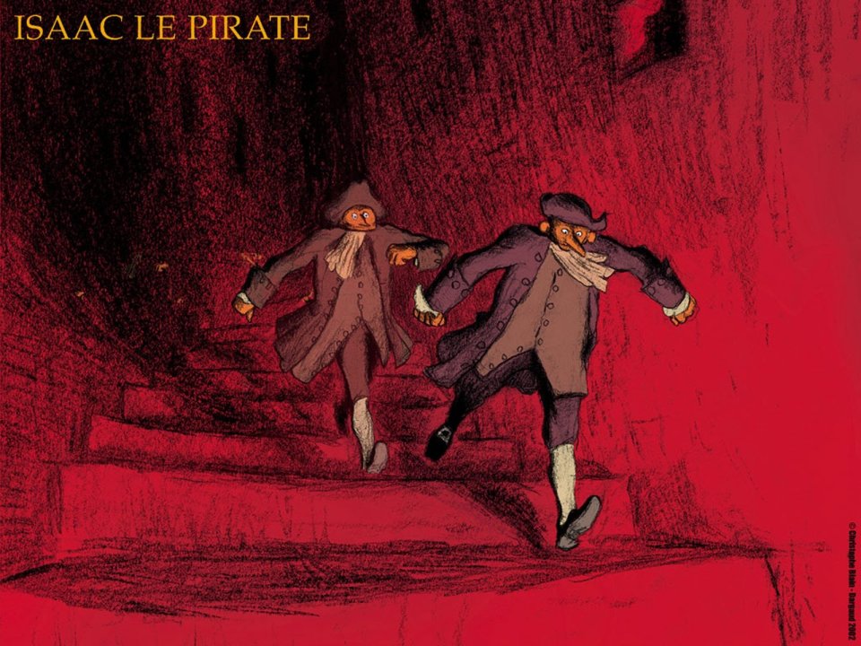 Isaac Le Pirate Red Staircase Chase