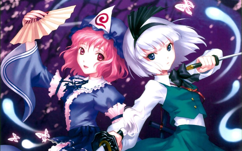 东方Project「Erimo_Toho_Garoku_08」：樱花下的战斗少女
