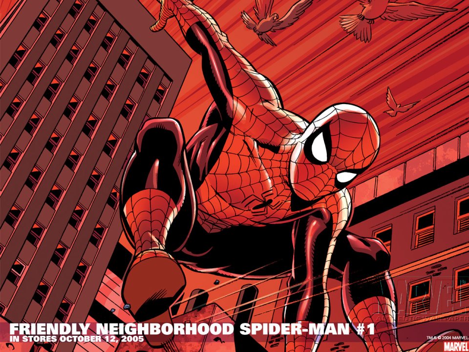 Marvel Spider Man Friendly Neighborhood Comic Poster