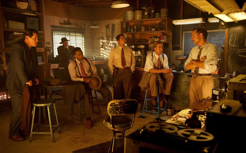 Gangster Squad Movie Scene Retro Office