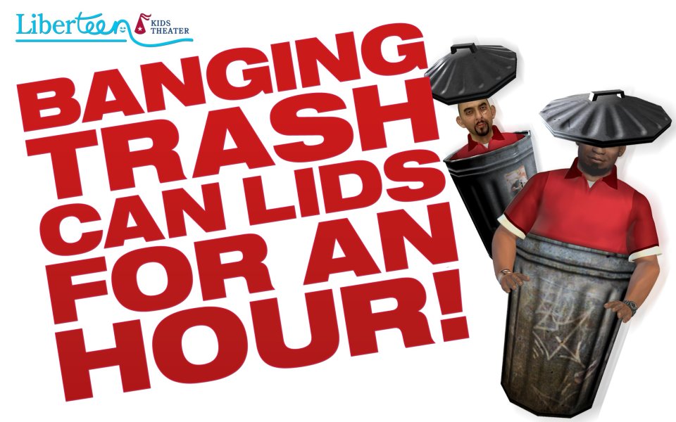 Banging Trash Can Lids For An Hour