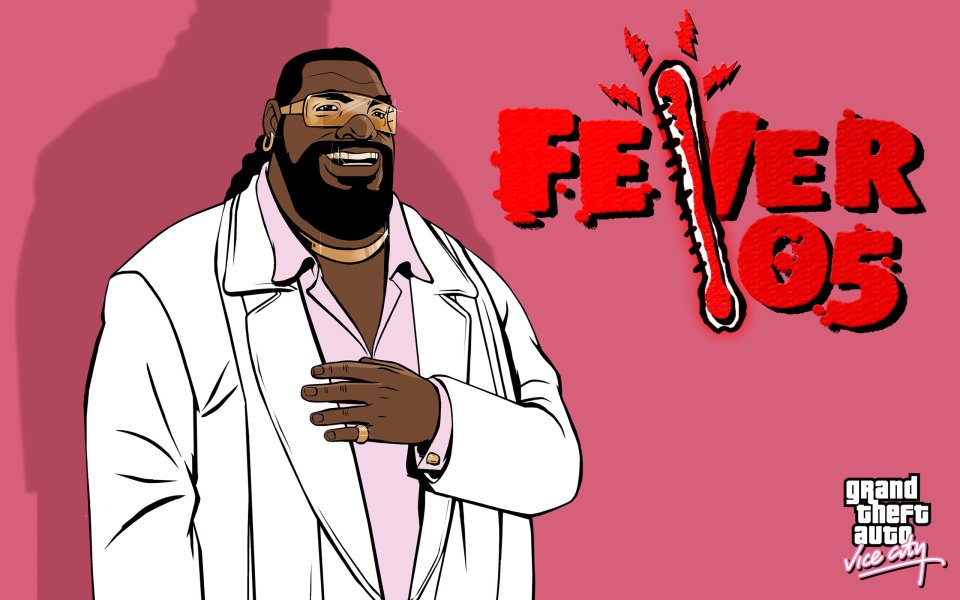 GTA罪恶都市DJ Fever 105周年纪念壁纸