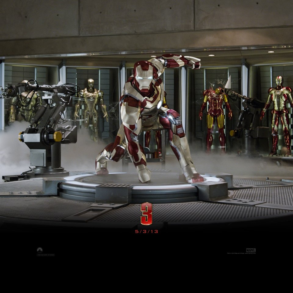Iron Man 3 High Tech Armor Display