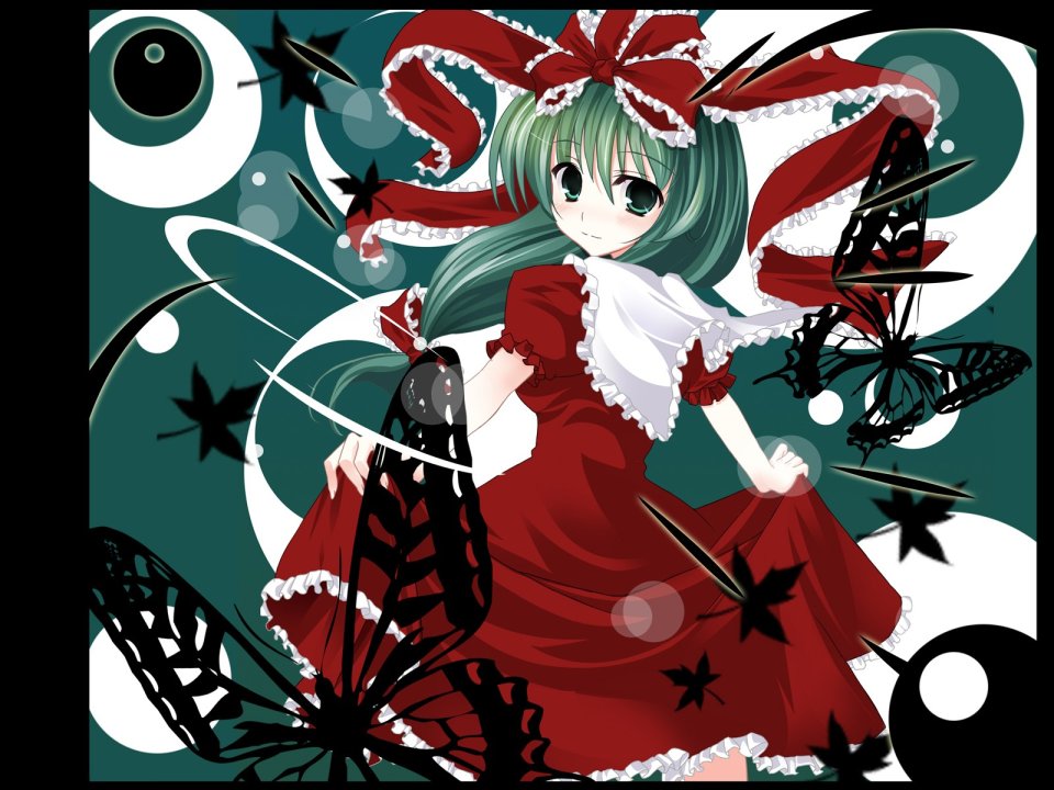 Kagiyama_hina 东方Project Red Dress Fantasy Wallpaper