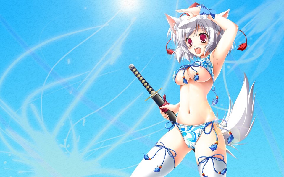 东方Project「kamiya_tomoe」和风美少女壁纸