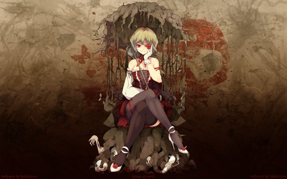 Touhou Project Yukkuri Kurogami Wallpaper