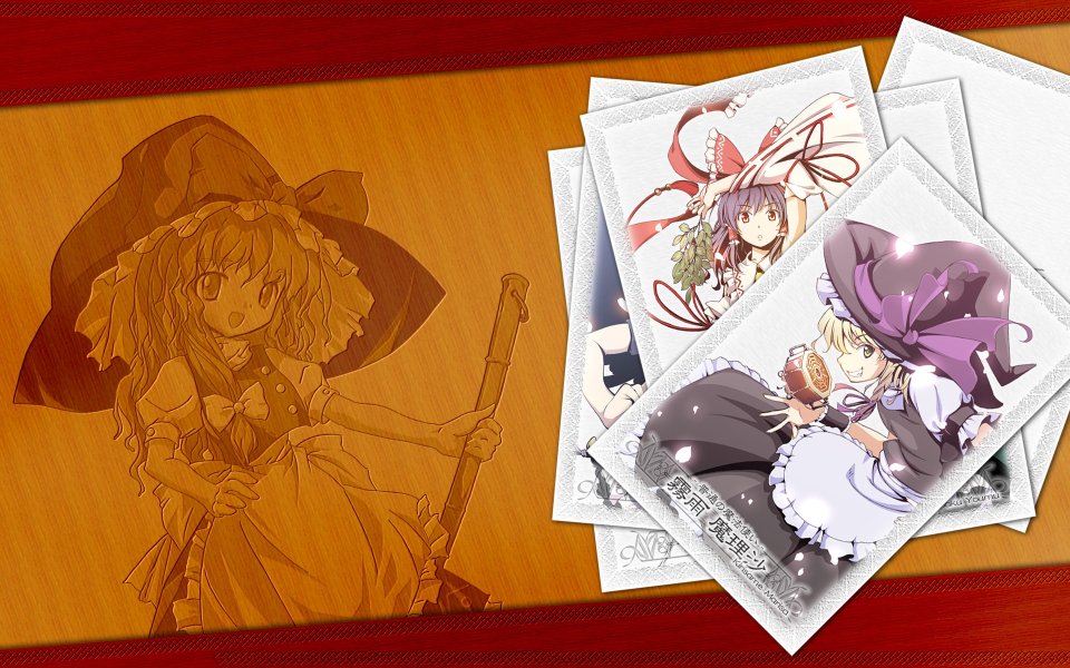 东方Project 魔理沙幻想插画壁纸