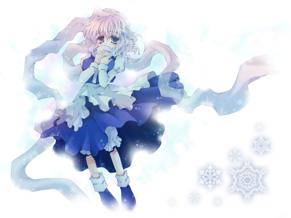 Touhou Letty Whitethroat Winter Themed Wallpaper