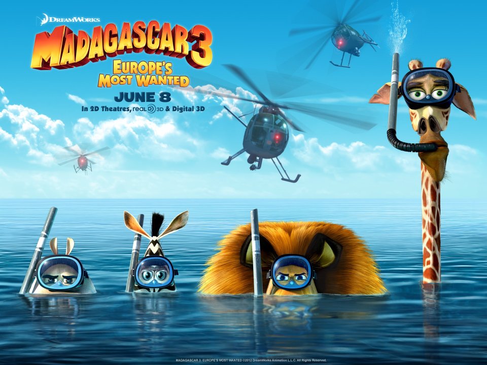 Madagascar 3: Europe's Most Wanted - Movie Wallpapers