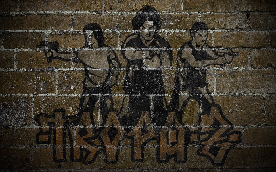 Max Payne 3 Factions Graffiti Wall Art