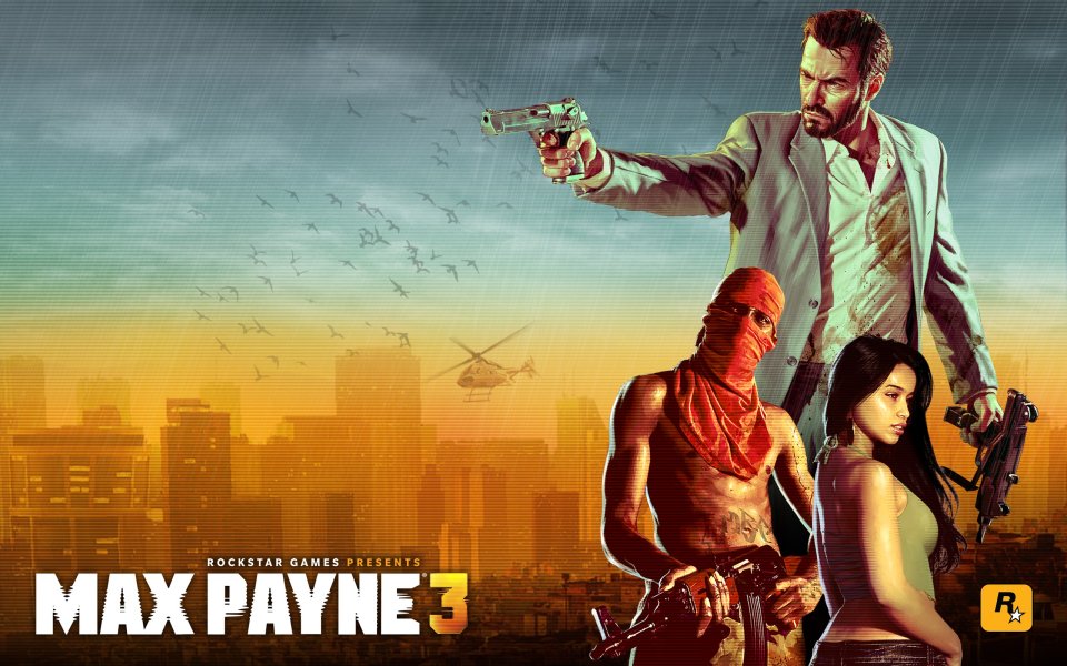 《Max Payne 3》游戏艺术海报