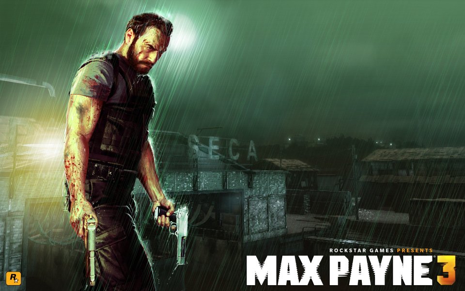 Max Payne 3 Game Artwork Rainy Night