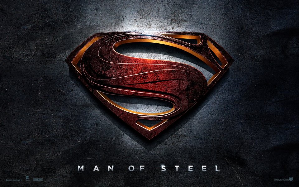 Superman Man Of Steel Logo Wallpaper