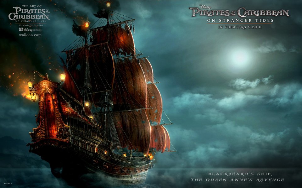 Pirates Of The Caribbean On Stranger Tides Blackbeards Ship
