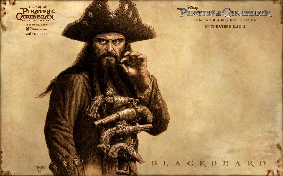 Blackbeard Pirates Of The Caribbean On Stranger Tides