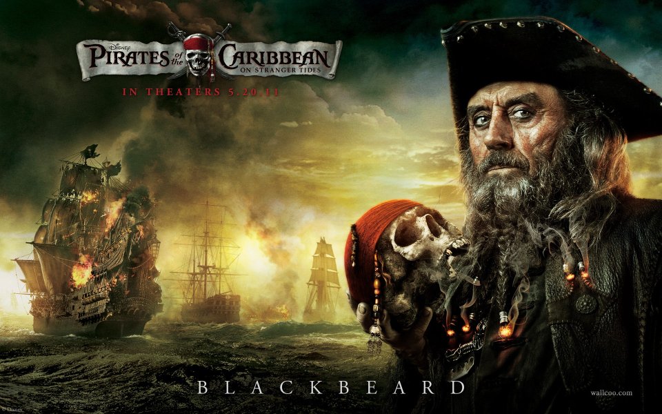Pirates Of The Caribbean On Stranger Tides Blackbeard