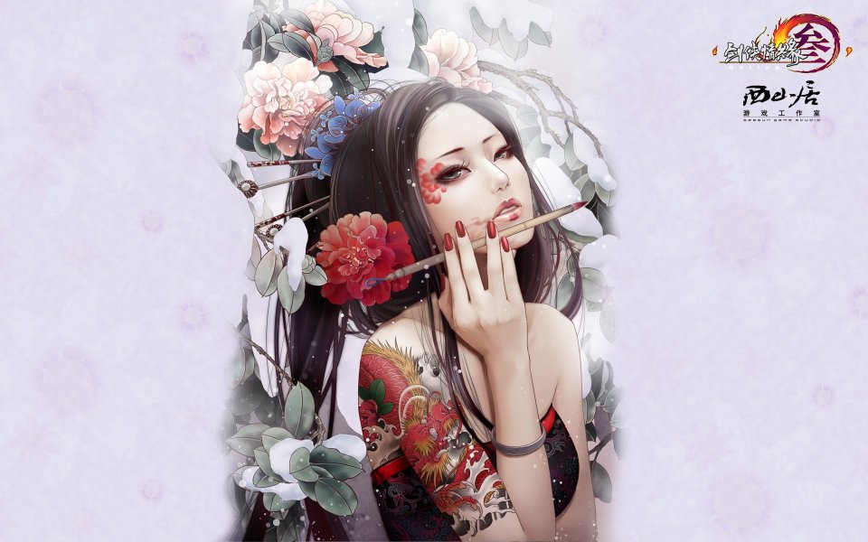 Jx3 Japanese Style Female Wallpaper