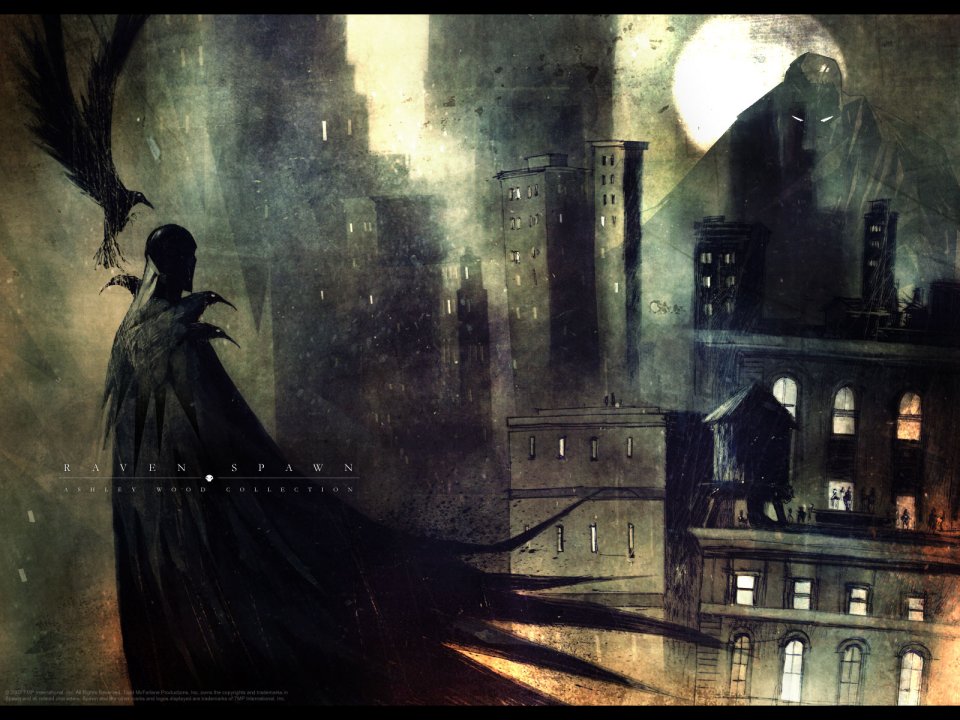 Ashley Wood《Raven Spawn》黑暗奇幻艺术插画