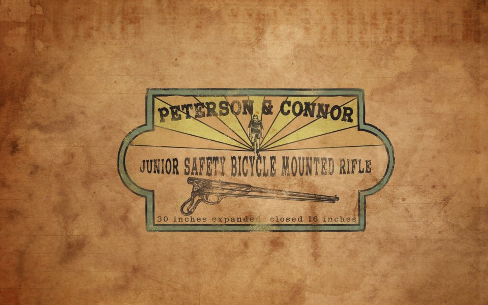 Red Dead Redemption Peterson & Connor Bicycle Rifle Ad