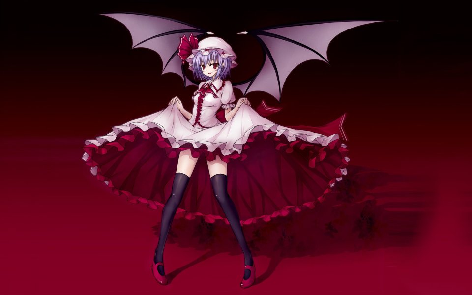 Touhou Lemina Skarlet Wings Elegant Pose Wallpaper