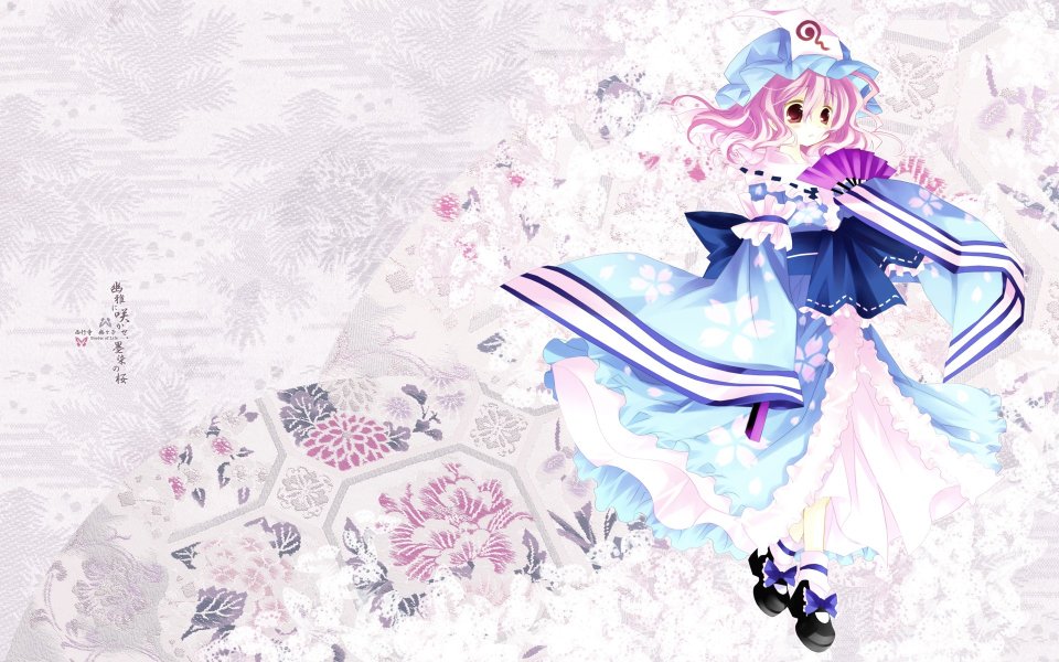 东方Project「雾雨魔理沙」和风樱花壁纸