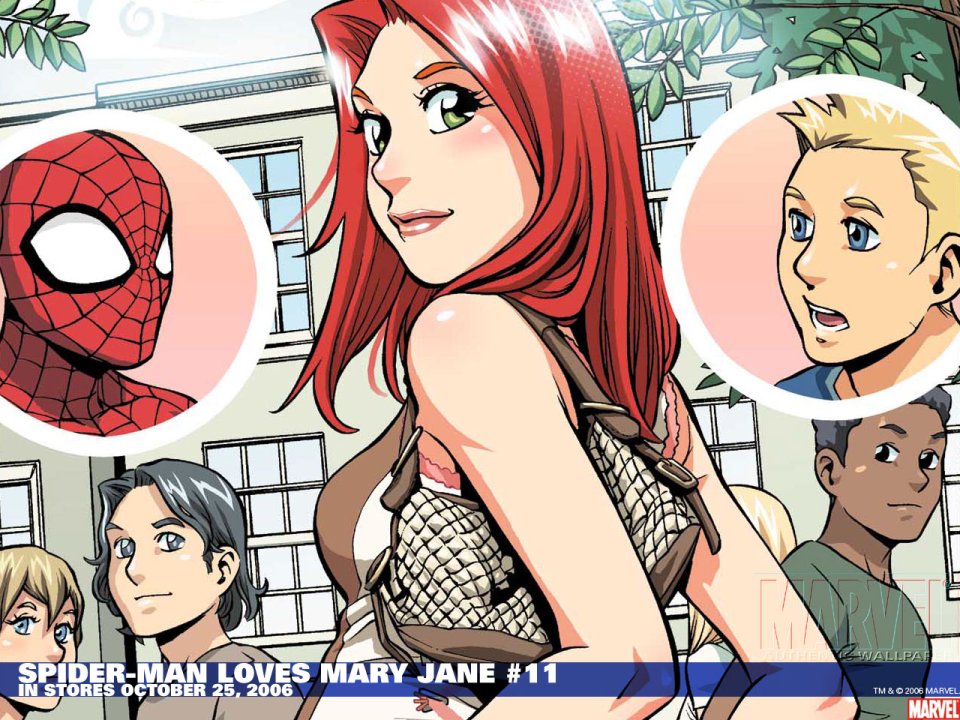 Spider Man Mary Jane Comic Cover