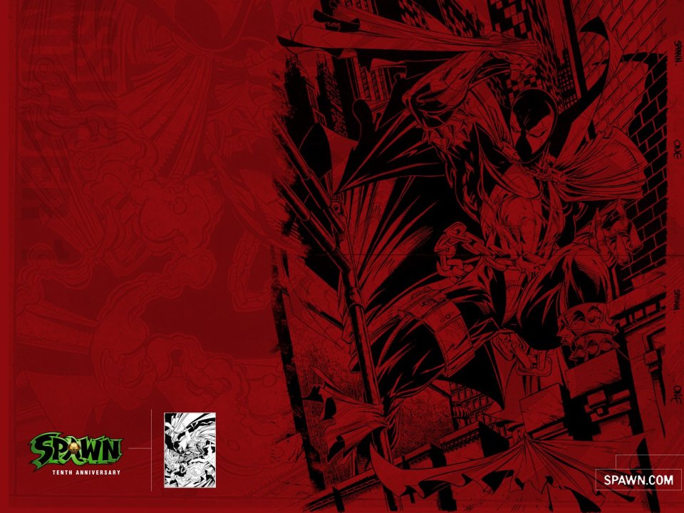 Spawn 10th Anniversary Comic Cover