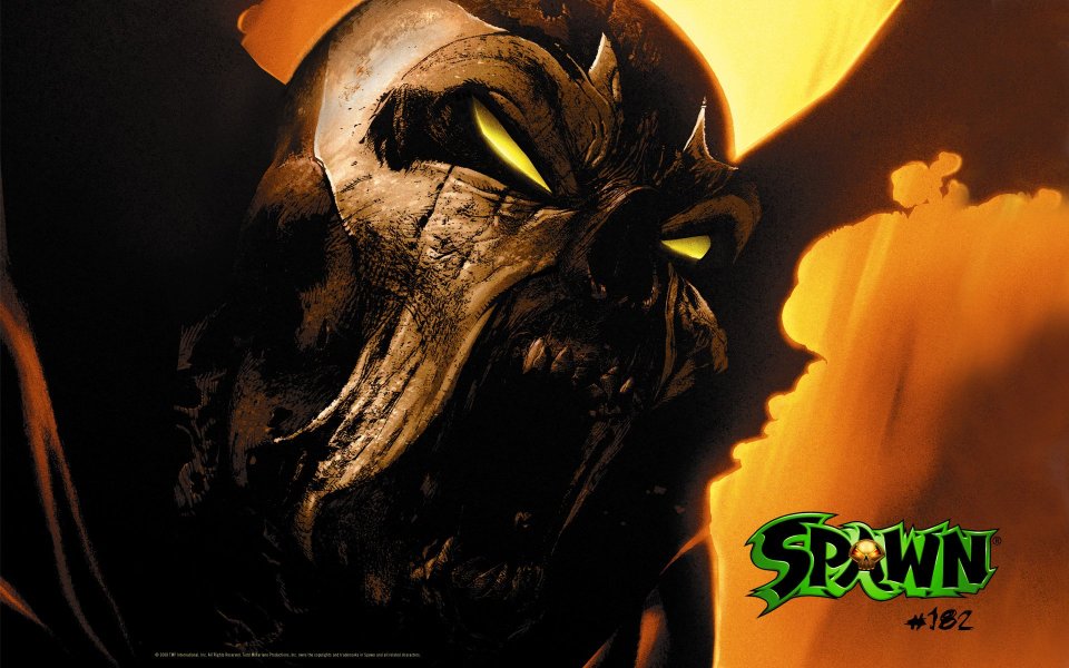 Spawn #182 漫画封面：恶魔的威严与神秘