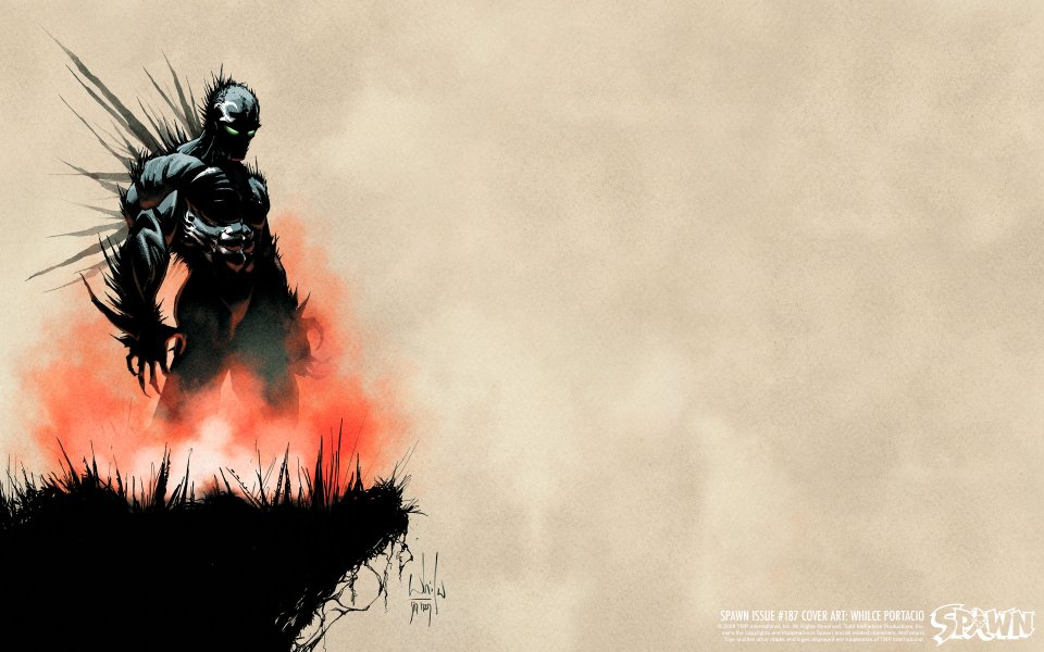 Spawn Issue 187 Cover Dark Knight Appears